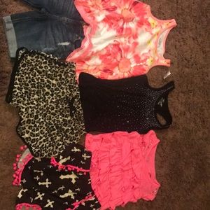 Bundle-Girl's sz 8 shirts & shorts!!